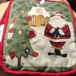 NWT Christmas Santa Pot Holders